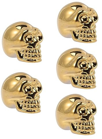 TOPBATHY 10 STK -Dekoration -Aquarium- Kristalle Fischtopf Skelett Halloween Dekoration Halloween- Kristallschädelfigur Kristall-Schädel-Statue