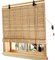 tow000ack Bambusrollo Retro Bambus Rollo,Garten-Sonnenschutz Jalousien,Sichtschutz,Natur Holzrollos,Fenster Rollo aus Bambus für Innen,Decken- oder Wandmontage,Breite x Höhe (140cm x 180cm)