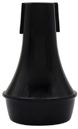 Dilwe Silenciador de Trompeta, Mini Silenciador de Práctica Liviano Sourdine con Material ABS, para que los Trompetistas Practiquen en Cualquier Momento (BLACK)