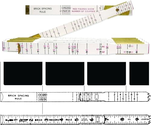 Lufkin Mess- und Layout-Lineale für Heimwerker, 6 Fuß, Holz, Multi, 6 Zoll