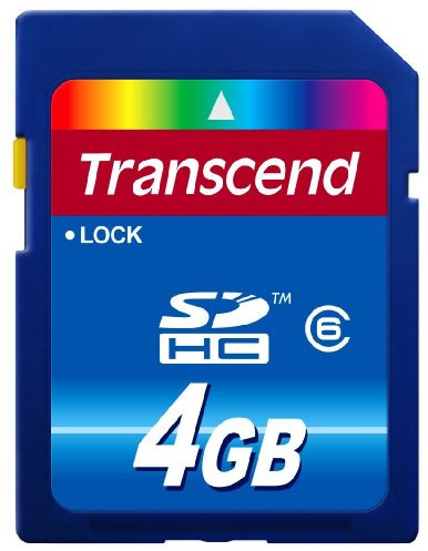 Transcend TS4GSDHC6 SDHC 4GB Speicherkarte Class 6