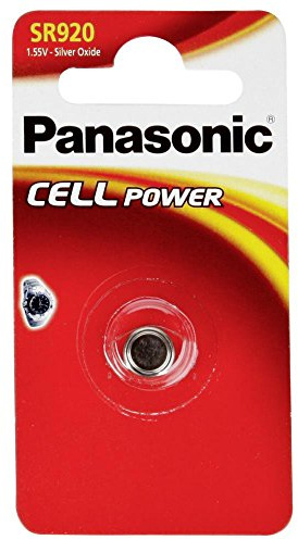Panasonic SR 920 EL Silver Oxide Watch Batteries Button Cell (1.55 V, 45 mAh)