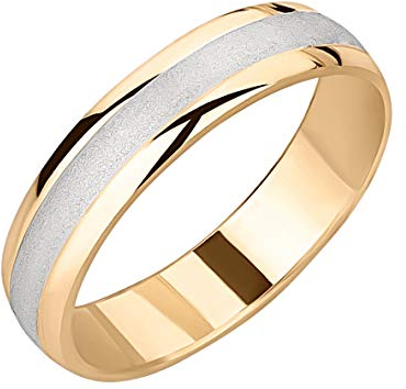 Ardeo Aurum Trauring Unisex Damenring Herrenring aus 375 Gold Gelbgold in 4 mm Breite massiv Ehering Verlobungsring Modell 132 Größe 63