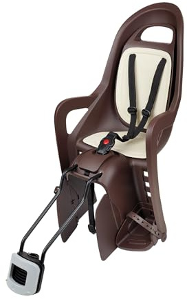 POLISPORT Groovy Maxi 29″ – Kinderfahrradsitz Hinten Für Fahrrad, Rahmenmontage, 9 Monate–6 Jahre, Max 22 Kg, 29″ Räder, Kleine Rahmen