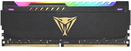 Patriot Memory Viper Steel DDR4 3600 MHz 32GB (2x16GB) C18 Kit LED RGB de Memoria Alto Rendimiento Gris