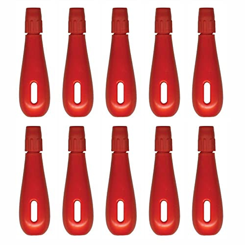3 Ace Crafts 10 Lino Cutter Handle (Red) Plastic Handle with Adjustable Chuck to Grip Cutter Blades Securely, Useful for Arts and Crafts Work and DIY Activities (10)