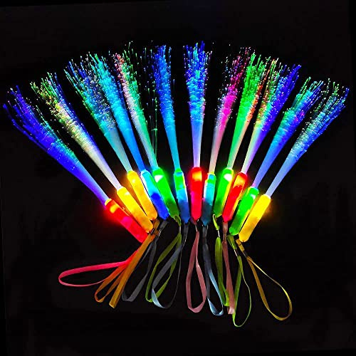 Senhui 30 Leuchtstäbe Partyzubehör, 3 Modi Farbe blinkende LED-Lichtstäbe Glow in the Darkness Stick Partyzubehör