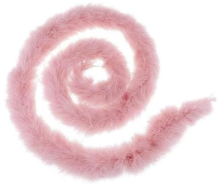 Yards Federboa Weihnachtsbaum rosa Truthahnfeder auf Band Hochzeitskleid Schal dekorative Kunsthandwerk Federn dekorativ-E