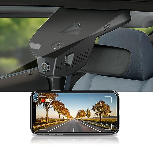 Fitcamx Dashcam 4K Kompatibel mit Citroen C4 and e-C4 MK III Generation 2021-2023(HD2-6480), OEM Autokamera UHD 2160P Video, WiFi&APP, G-Sensor, Loop-Aufnahm, WDR Dash Cam Auto, Plug&Play, 64GB Karte