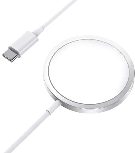 2024 Dernière Version - Apple MagSafe Chargeur induction Rapide, Magnétique sans Fil 15W Compatible avec iPhone 15/15 Plus/15 Pro/15 Pro Max/14/13/12/11/X/XS/SE/XR/AirPods Pro