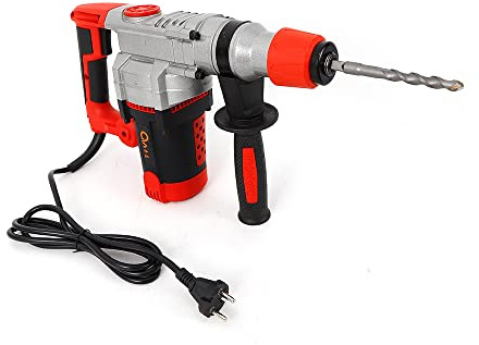 Begoniape Elektrischer Abbruchhammer, 2200W Bohrmaschine Bohrhammer Schlaghammer, 0-930 r/min 30 Zylinder Schwerlasthammer Bohrleistung Stemmhammer Einfaches Bohrer Set