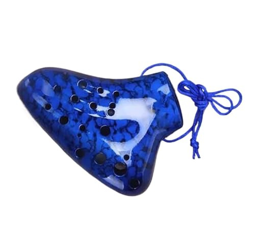 Okarina Dreifache Okarina Altton C Ocarina Of Time Instruments(C key Blue)