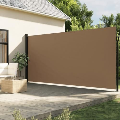 Home & Garden item-Toldo lateral retráctil gris pardo 200 x 300 cm