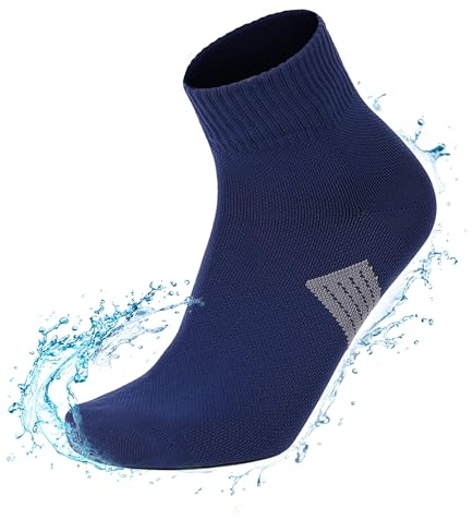 RANDY SUN Wasserdichte Socken 3-lagig CoolMax Wandern Atmungsaktiv Kältebeständig