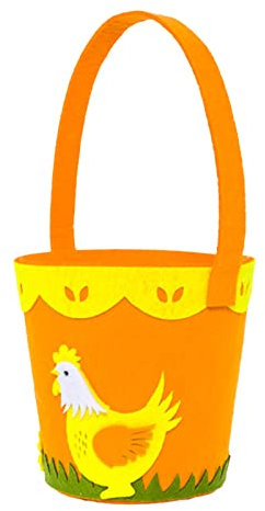 Körbe mit Griff, Vlies-Jagd-Tragetasche, buntes Muster, für Zuhause, Festival, Party, Kinder, Kinder