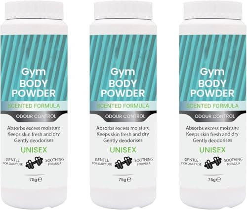 MIXEL Unisex Gym Body Powder, Moisture Absorption, Anti-Chafing Protection, Keeps Skin Fresh and Dry, Gently Deodorizes, Soothing Formula, Gentle for Daily Use (3)