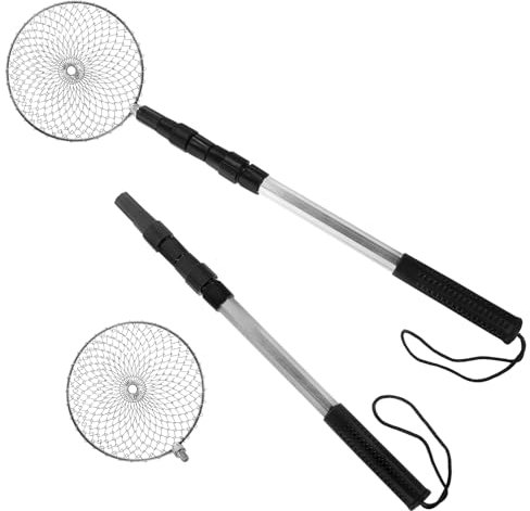 TOYANDONA 8 Juegos Cuchara De Hielo Playa Cedazo Gubia De Colores Cucharón Cernido Chaquetas Portátil Desmontable Multi Cuchara Tamizadora Quitando Largo Cazo Aleación De Aluminio