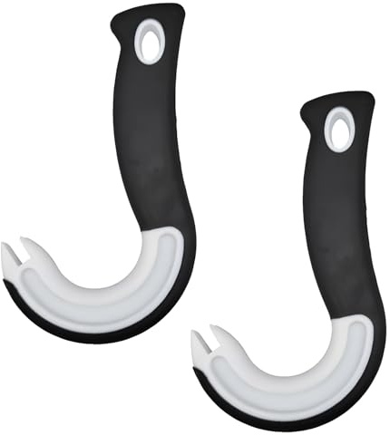 2-Pack Ergonomic Ring Pull Can Openers - Easy-Grip Handles for Seniors & Limited Dexterity, Durable Kitchen Tool for Effortless Can Opening