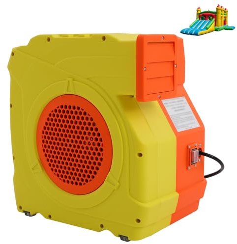 AXGCAA Souffleur pour château Gonflable, Ventilateur à Deux Vitesses réglables, souffleur Commercial avec Housse étanche, pour châteaux gonflables, toboggans et Parcs d'attractions gonflables
