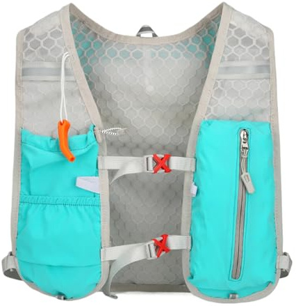 5L Wasserrucksack zum Radfahren – Leichter Trinkrucksack, atmungsaktive Outdoor-Ausrüstung | Sportrucksack mit reflektierenden Streifen, auslaufsicherer Wasserspeicher für Läufer, , Langstreck
