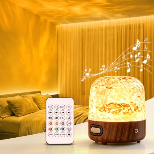 UPXNBOR Galaxy Projector Night Light with Bluetooth Speaker, Mood Light