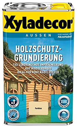 Xyladecor Holzschutz-Grundierung auf Lösemittelbasis, farblos, 750ml