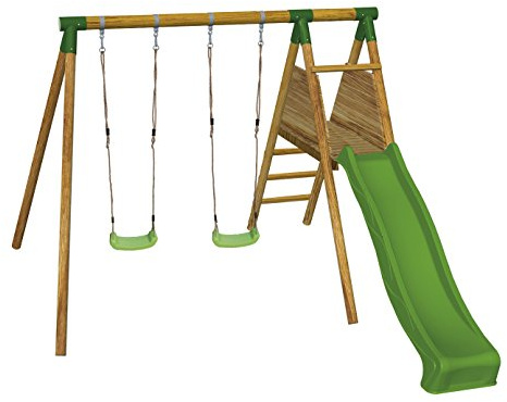 Spielplatz Mauna Loa mit Schaukel und Rutsche