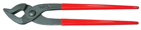 STUBAI Dachrinnenzange gerade, mit eingelegtem Gewerbe 15mm - 282701 | Ideal zum Einfedern von Rinnenhaken mit induktiv gehärteter Spitze und ergonomischem Griff.