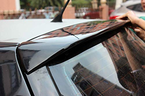 YIHGJJYP ABS-Material Auto Heckflügel Primer Farbe Heckspoiler für Volkswagen Golf 4 Spoiler, 2003-2008, schwarz
