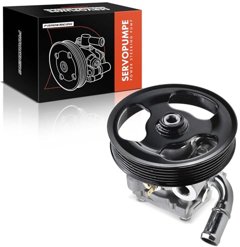 Frankberg Servopumpe Hydraulikpumpe Lenkung mit Riemenscheibe | Kompatibel mit 3 BK 3 Stufenheck BK 1.4L 1.6L 2003-2009 Benzin Replace #BP4M32600A