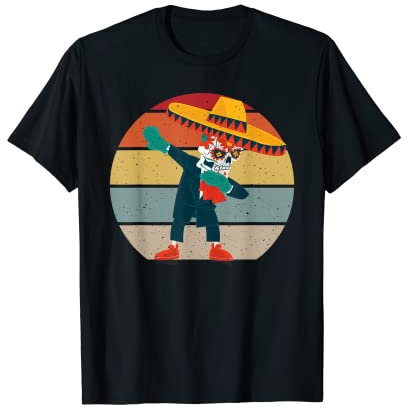 Dabbing Ponchos mexicano sombrero dab Camiseta