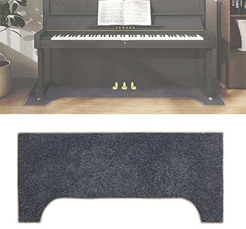 PPGE Schallschutz Klavier Teppich Piano Rug 160x70cm, Schallschutzmatte Anti Vibration Matte, Schalldichter Schalldämmung für Zuhause, Schallschutzmatten Bodenschutzmatte(Color:Grau)