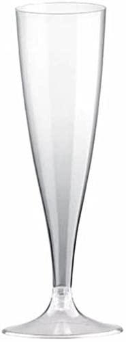 ADISERVE 240 VERRES A CHAMPAGNE - FLUTE CHAMPAGNE REUTILISABLE 10CL / 14CL PLASTIQUE TRANSPARENT