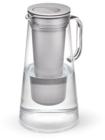 LifeStraw Home – Water Filter Pitcher, 7-Cup, Pebble, BPA Free Designed for Everyday Protection Against Bacteria, parasites, microplastics, Lead, Mercury, PFAS, and A Variety of Chemicals