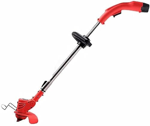 BebeXi push along lawn mower manual mower Handheld High Performance Lithium Battery Lawn Mower Cordless Lawn Mower Electric Lawn Mower 12 V/3000 mh