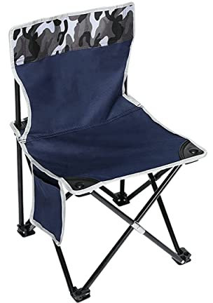 Klappstuhl Angelstuhl Zusammenklappbarer, Leichter, Gepolsterter, Tragbarer Stuhl Mit Tragetasche Im Freien, Camping, Angeln, Strandstuhl Für Outdoor-Wandern, Angeln Camping Stuhl ( Color : Blue , Siz