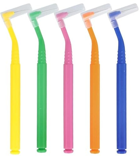 40 Stück Interdentalbürsten Zahnzwischenraumbürsten 5 Größen Klein Dentalbürsten Zahnreinigung Zwischenräume Zwischenraumbürsten Bürsten für Zahnzwischenräume Zahnbürste Zwischenräume