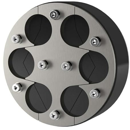 Ringraumdichtung mit Segmentringtechnik 150 mm, für 6x8-35 Kabel/Rohre, HRD150 SG, Mauerdurchführung