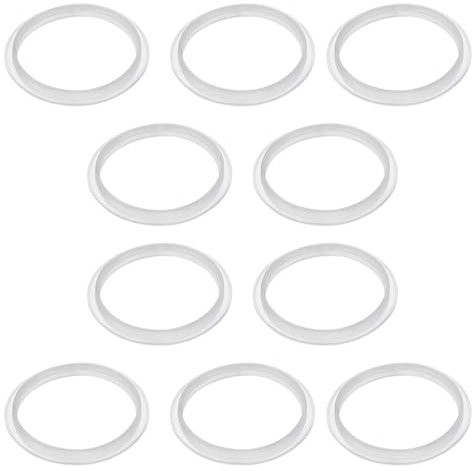 EMSea 10 PEZZI Guarnizione O-ring in silicone Diametro interno 32mm Diametro esterno 38mm Tappo lavello Guarnizione in gomma per tappo di drenaggio pop-up Lavabo per bagno