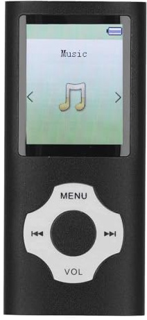 Lettore MP3, Schermo a Colori da 1,8 Pollici Lettore MP3 MP4 Lettore Musicale Portatile Supporto Fino a 128 GB, Lettore Musicale Digitale con Riduzione del Rumore per