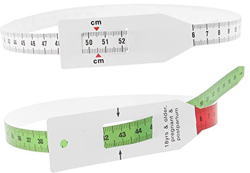 FONDOTIN 2pcs Head Circumference Measuring Tape and Arm Measurement Tape for Infants, White 70cm and Colorful 56cm, Pp Material Baby Measurement Tool for Growth Tracking