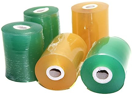 VICASKY Baumpfropfband Aus Pe-Folie Selbstklebend Dehnbar Für Obstbäume Gemüse Und Gartenarbeiten Biologisch Abbaubar Geeignet Zum Pfropfen Und Knospen Von Pflanzen