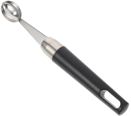 UKCOCO Cucchiaio per Frutta in Acciaio Inossidabile Scavino per Melone e Anguria Manico Ergonomico Antiruggine Utensile da Cucina Multifunzionale per Casa e Ristoranti