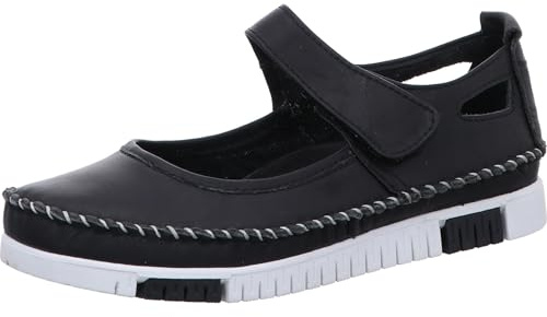 Gemini ballerina mockasiner för kvinnor 382534-01, storlek:40 EU, Färg:svart