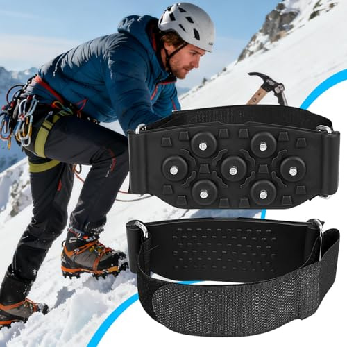 2X Anti Rutsch Schuhspikes Winter, Schuhspikes Zum Überziehen, Schuhe Spikes Glatteis, Spikes Für Schuhe Winter, 12,1 X 4,7 X 1,2 cm, Für Wandern Klettern Angeln Spazierengehen Bergsteigen Outdoor