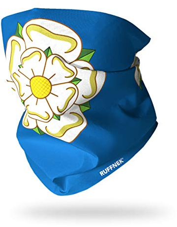Ruffnek YORKSHIRE ROSE FLAG Multifunctional Headwear Neckwarmer Tube Snood - Men, women & children
