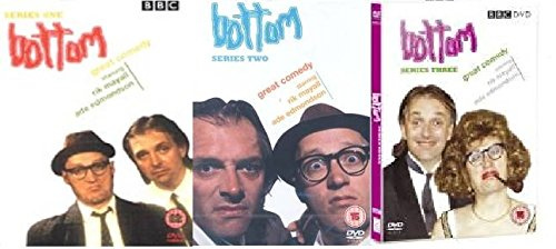Bottom Complete BBC TV Comedy Series (3 Discs) Box Set - All Episodes from Series 1, Series 2 and Series 3 - (Smells / Gas / Contest / Apocalypse / Bottoms Up / Accident / Digger / Parade / Culture / Holy / Burglary / S Out / Hole / Terror / Break / Dough / Finger / Carnival