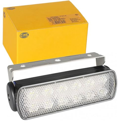 HELLA 1GA 980 670-331 LED-Arbeitsscheinwerfer - ETL 250-24/12V - 200lm - Anbau/Schraubanschluss - schwenkbarer Montagebügel - Objektausleuchtung - Kabel: 2500mm - Stecker: offene Kabelenden