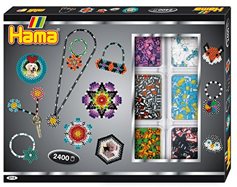 ボーネルンド Hama 10.3714 Striped Beads Activity Box, Multicolour