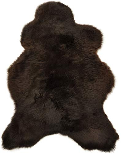 generisch Britisches LAMMFELL BRAUN Natur KURZWOLLIG 90-100 cm cm ÖKOLOGISCHE GERBUNG
